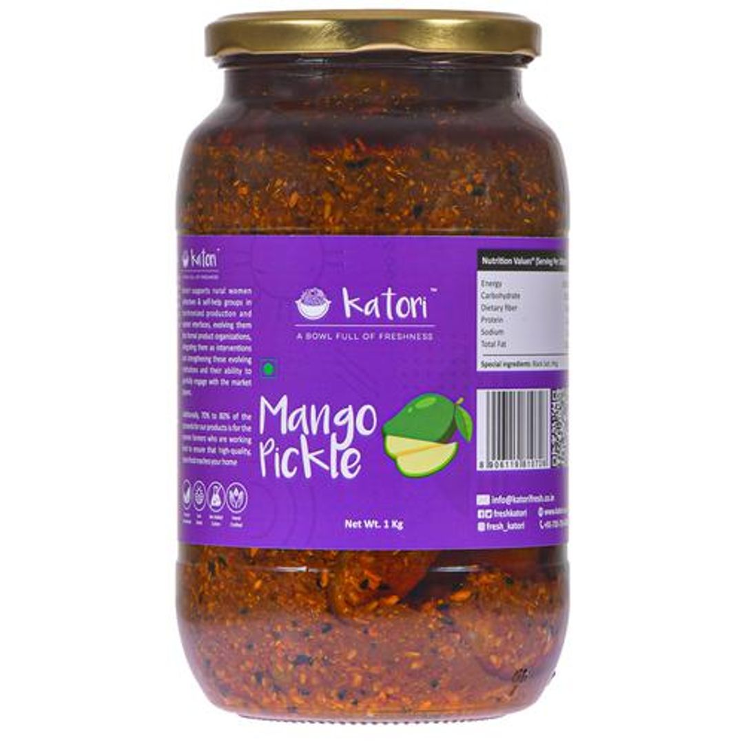 Mango Pickle - Handcrafted, Hand Curated By Artisans, Sun Dried & Cured, Zero Processing & No Chemical Additives