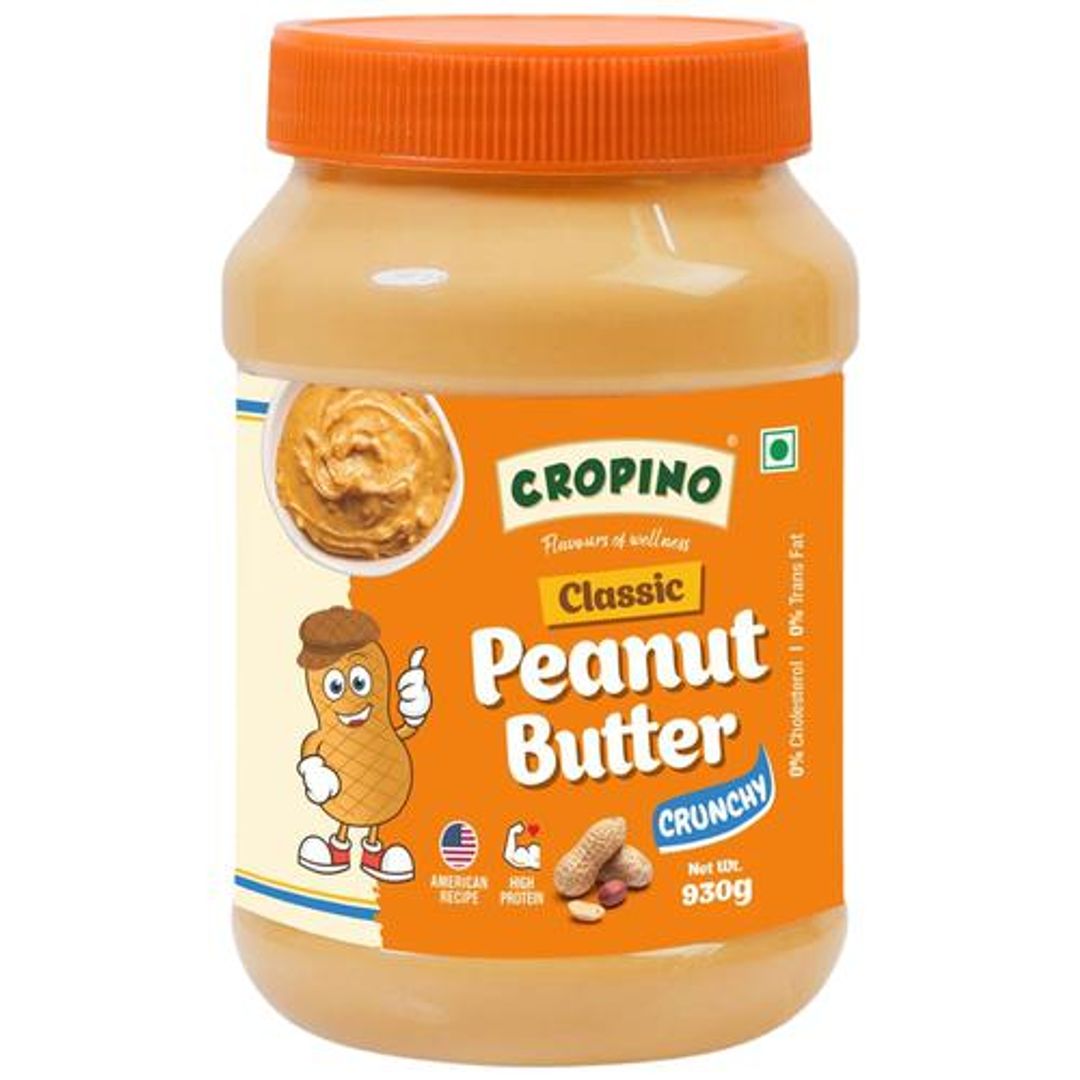 Classic Peanut Butter - Crunchy, Rich In Protein & Fibre