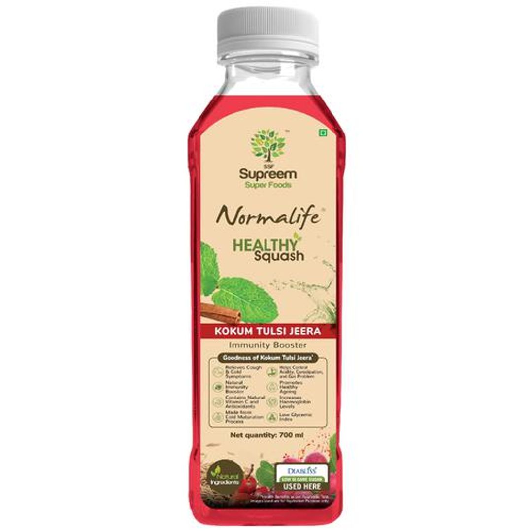 Normalife Healthy Squash - Kokum Tulsi Jeera, Immunity Booster, Rich In Vitamin C