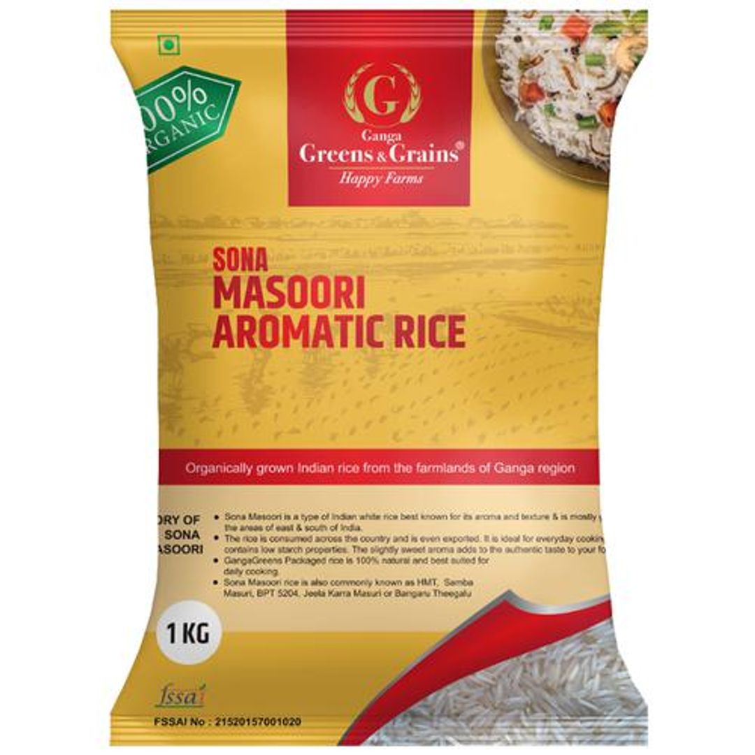 Sona Masoori - Aromatic Rice, Medium Grain