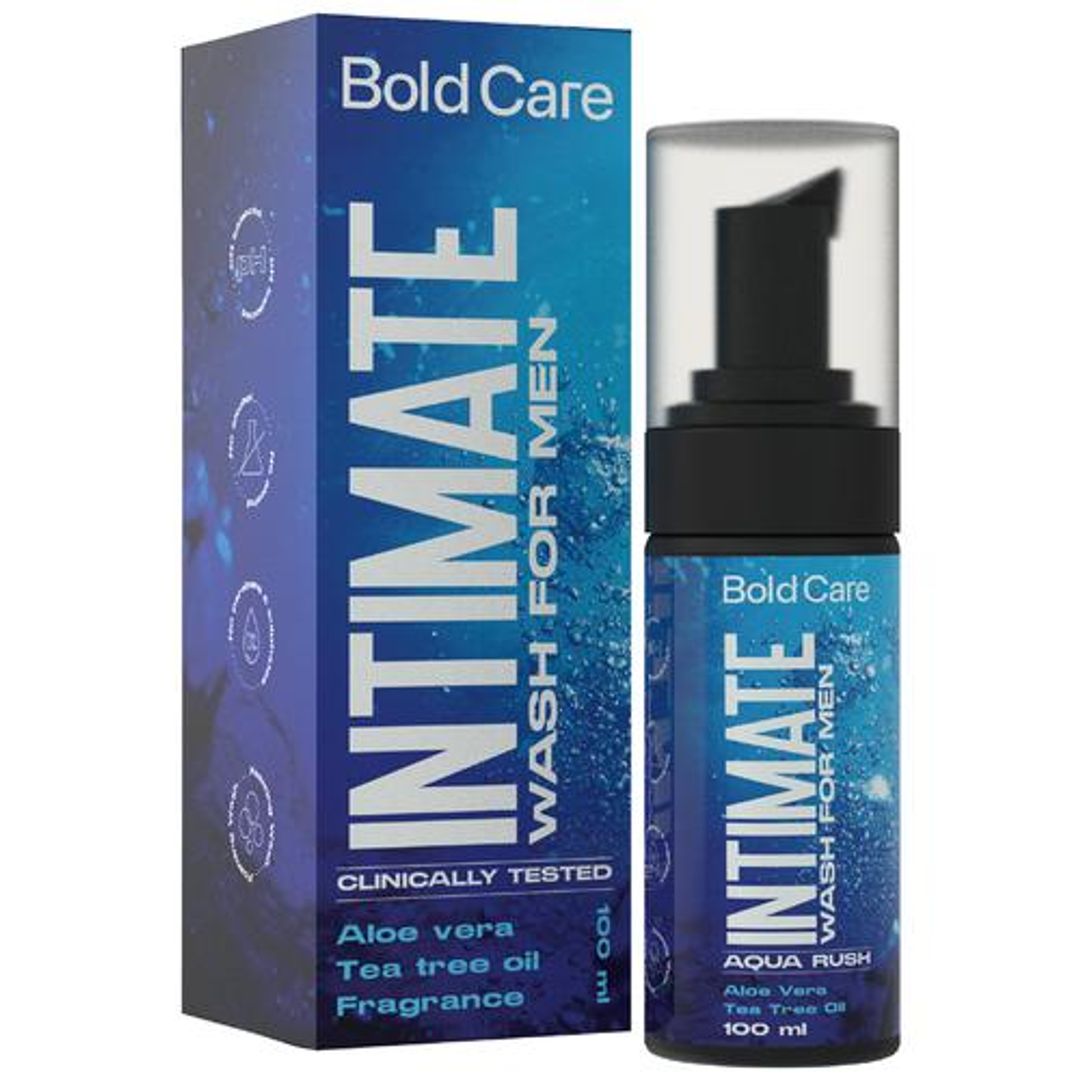 Intimate Wash For Men - With Tea Tree Oil & Aloe Vera Extract, pH Balanced, Prevents Itching, Irritation & Odour