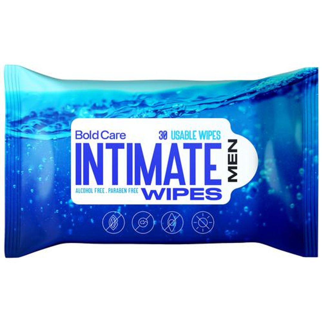 Intimate Wipes - pH Balanced, Anti-Bacterial, No Parabens, Controls Odour & Allergies