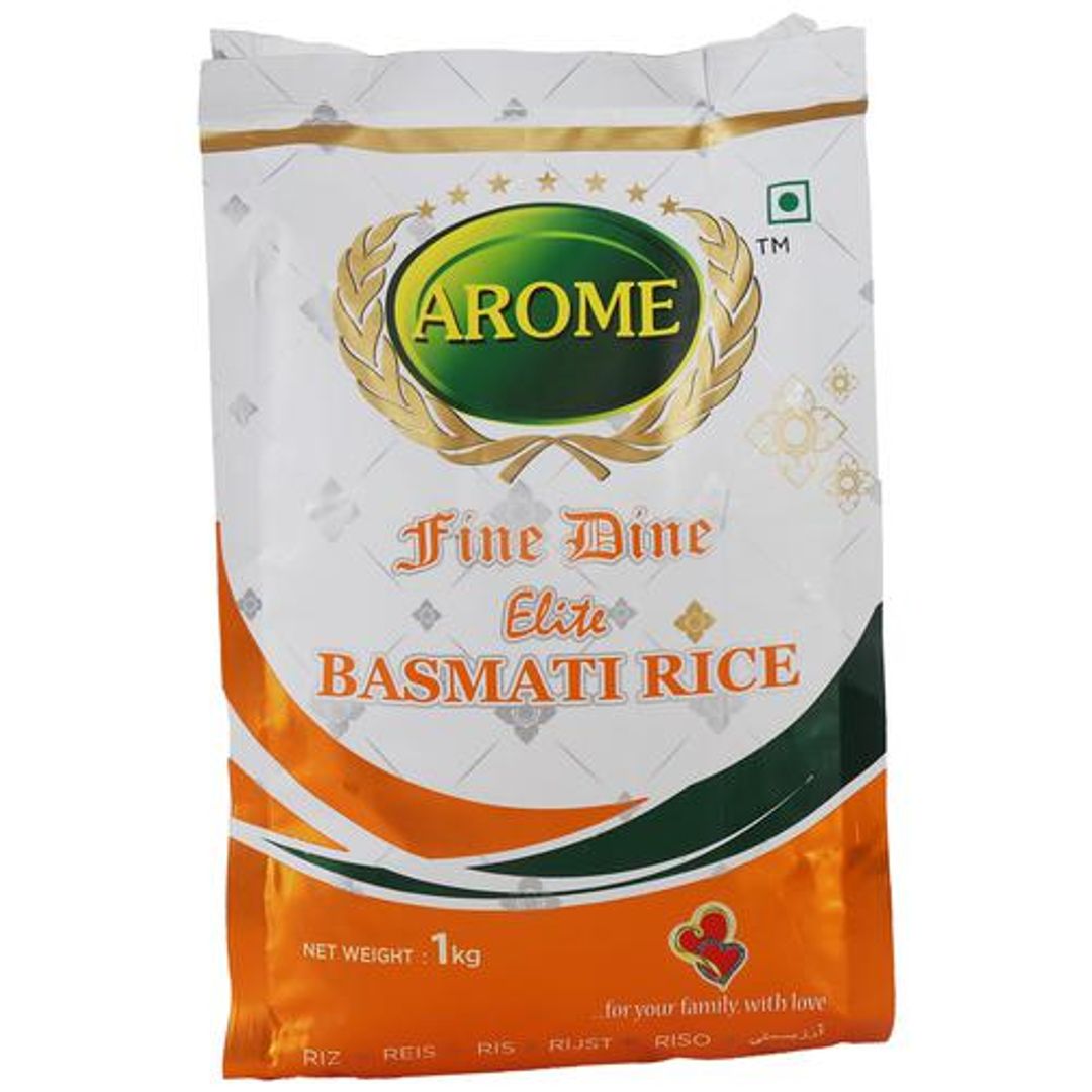 Fine Dine Elite Basmati Rice - Long & Fluffy, Slender & Non-Sticky