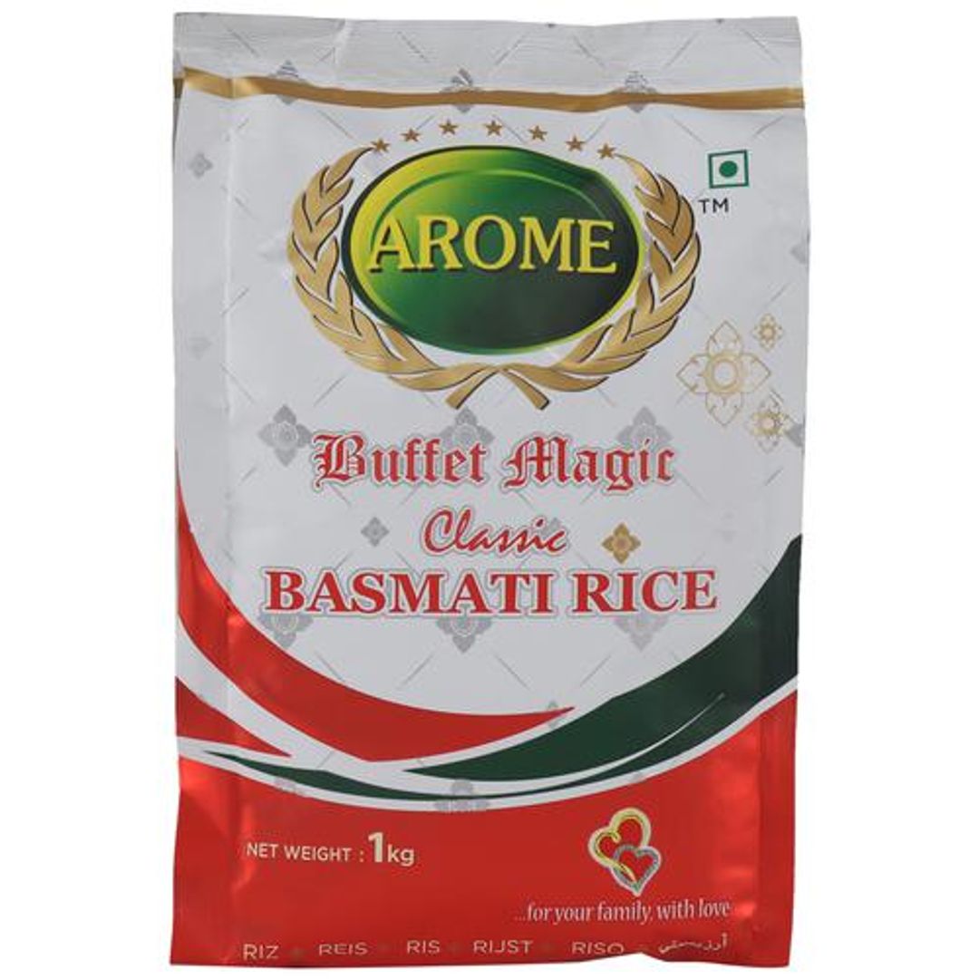 Buffet Magic Classic Basmati Rice - Long & Fluffy, Slender & Non-Sticky