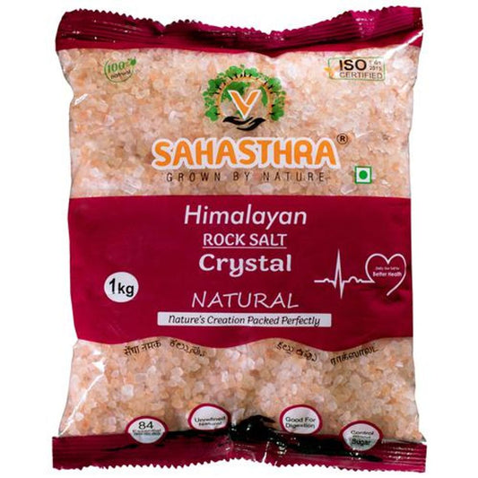 Himalayan Pink Rock Salt - Crystal, 100% Natural, Rich In Minerals