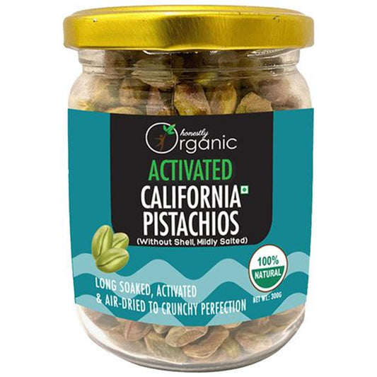 Activated California Pistachios - Without Shell, Mildly Salted, Fresh & Natural, Crunchy