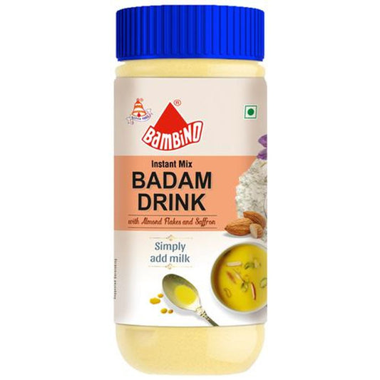 Badam Drink - Instant Mix, Healthy, Almond Flakes & Saffron