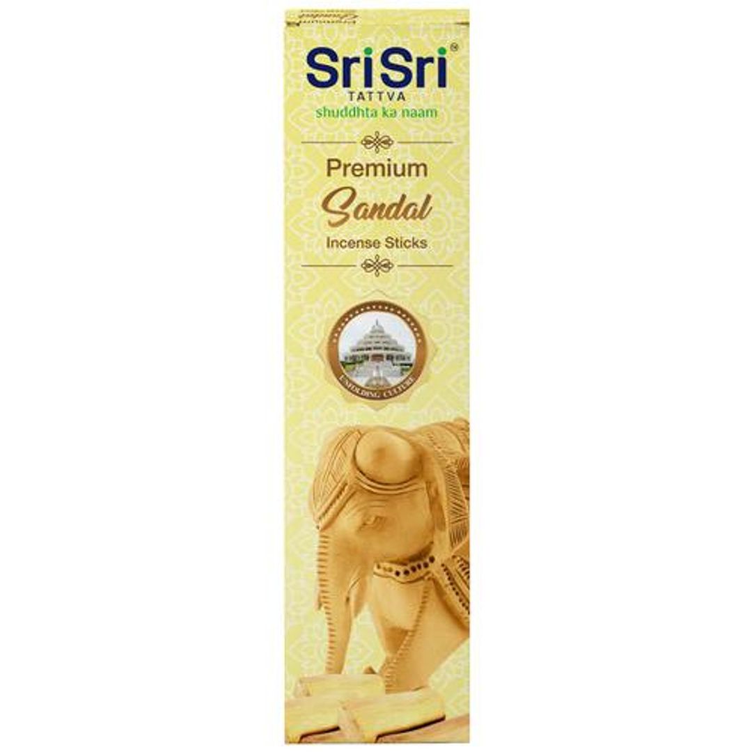 Premium Sandal Agarbatti/Incense Sticks - Long-Lasting Fragrance