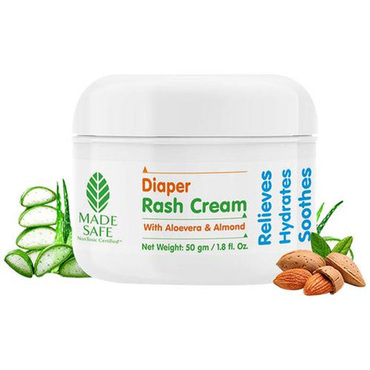 Diaper Rash Cream - Aloe Vera & Almond, For Baby's Sensitive Skin