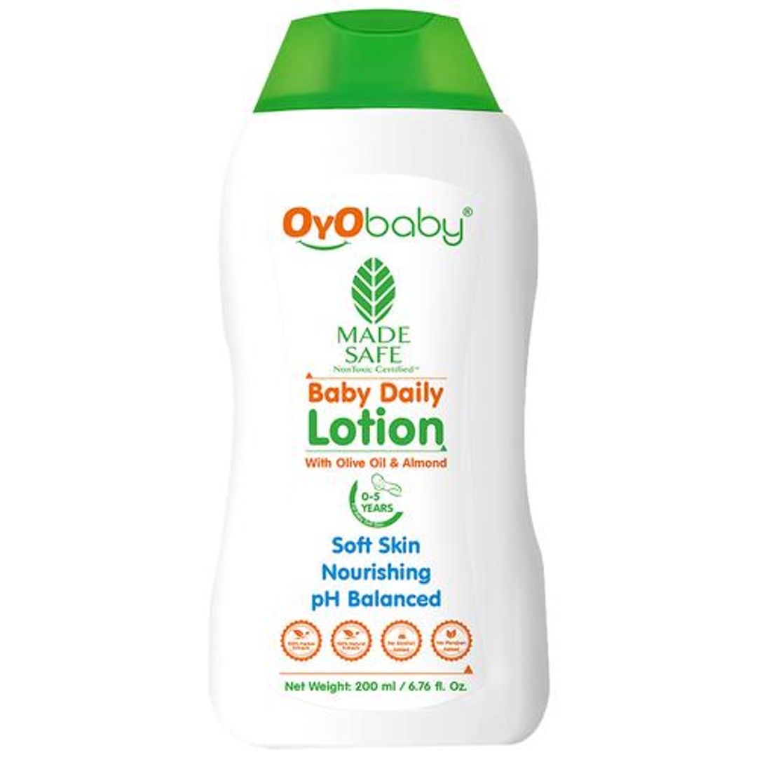 Baby Daily Lotion - pH Balanced, Nourishing, No Parabens, For Sensitive Skin, 0-5 Years