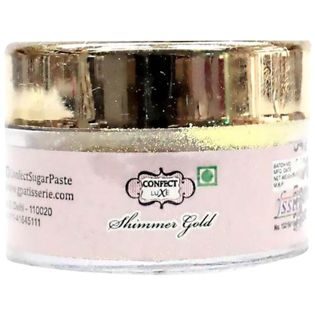 Shimmer Gold Luster Dust Sugar Paste - For The Love Of Baking