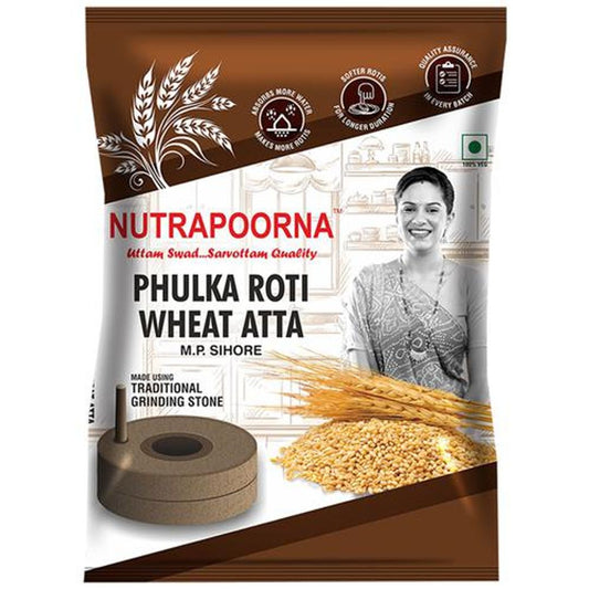 Phulka Roti Wheat Atta - Premium, Fresh, Rich In Nutrients, No Preservatives - TOKO CART