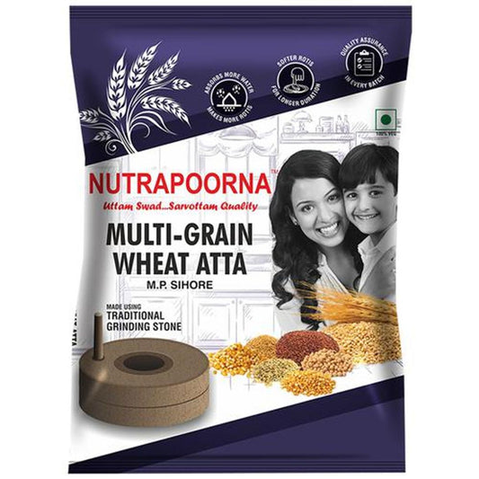 Multigrain Wheat Atta - Rich In Protein, Vitamins & Fibre, Helps In Digestion