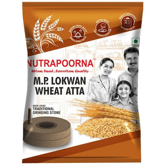 M.P Lokwan Wheat Atta - Premium, Fresh, Rich In Nutrients, No Preservatives - TOKO CART