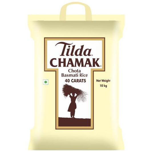 Chamak Chota Basmati Rice - 40 Carats, Long, Slender-Grained Aromatic