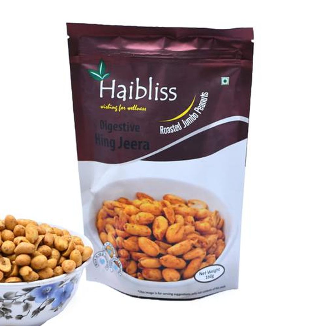 Roasted Jumbo Peanuts - Digestive Hing Jeera, Crunchy, Rich In Protein & Fibre