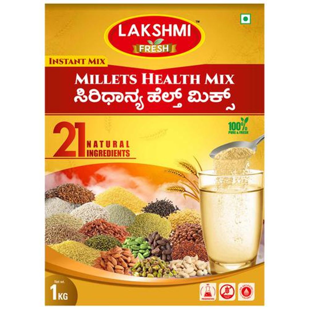 Millets Health Instant Mix - 21 Natural Ingredients, Rich In Vitamins, Fibre, Boosts Immunity