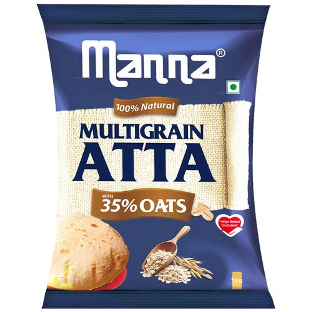 Multigrain Atta - With 35% Oats, Loaded With Nutrients, Reduces Cholestrol - TOKO CART