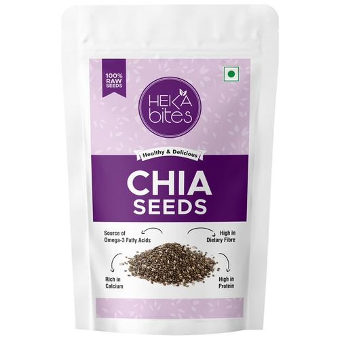 Raw Chia Seeds - Premium, Vegan, Source Of Omega-3 & Calcium, Gluten Free