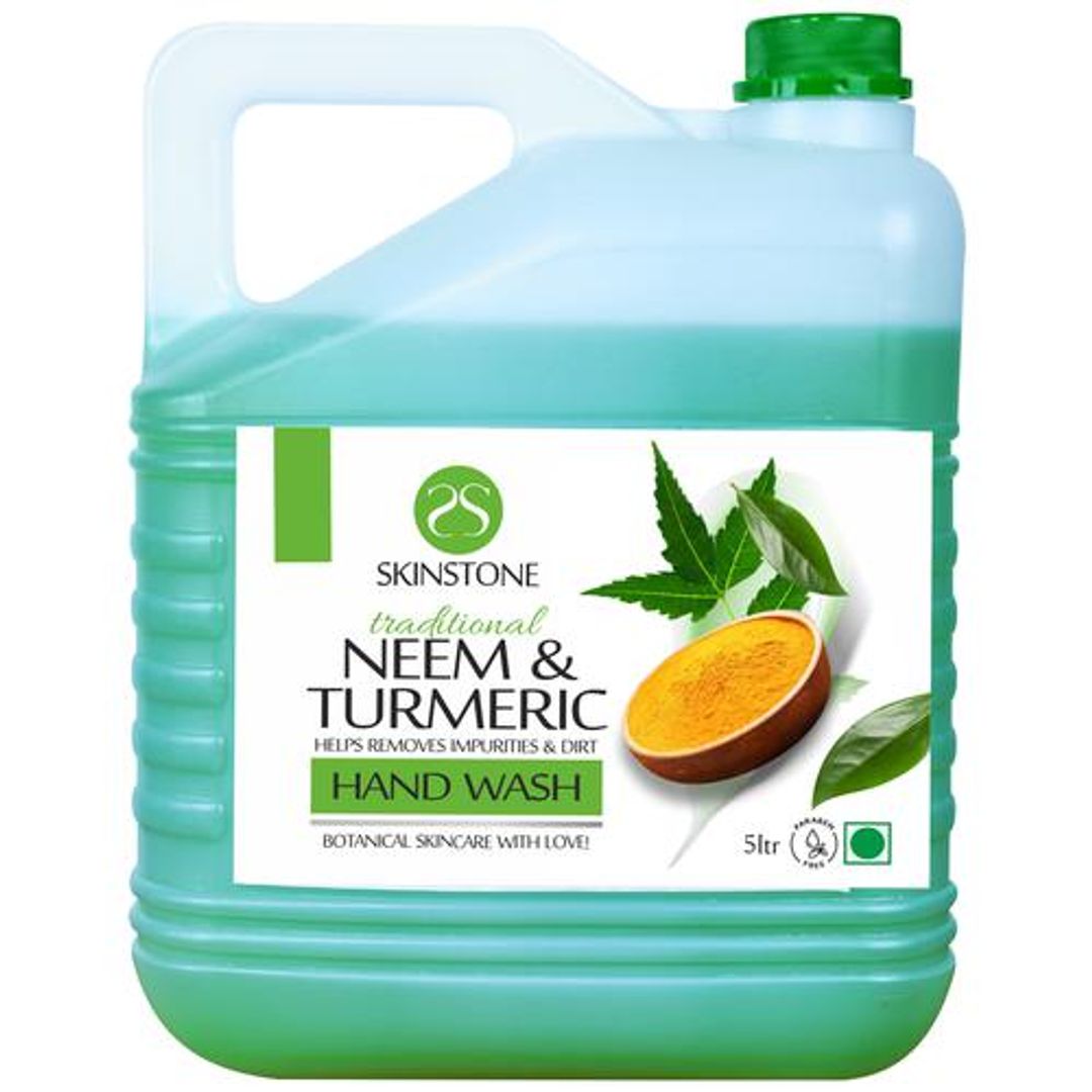 Premium Neem & Turmeric Hand Wash - Refreshing, Removes Impurities