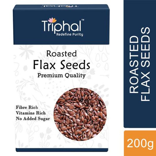 Roasted Flax Seeds - Premium Quality, Rich In Fibre & Vitamins, No Added Sugar