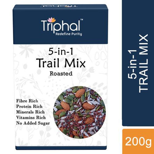 5-In-1 Trail Mix - Roasted, Rich In Protein, Vitamins & Fibre, No Added Sugar