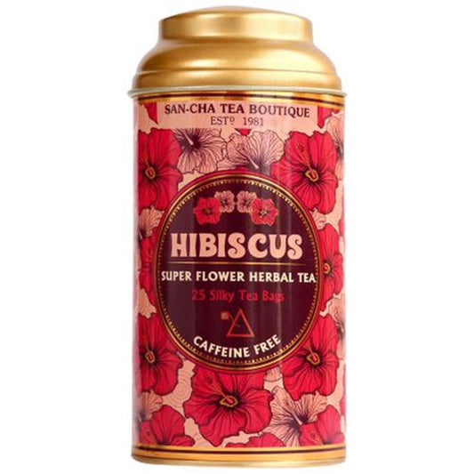 Hibiscus Super Flower Herbal Tea - Caffeine Free, For Blood Pressure Control, Helps In Weight Loss