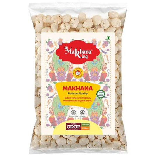 Makhana King Plain Makhana - Platinum Quality, Nutritious & Anytime Snack