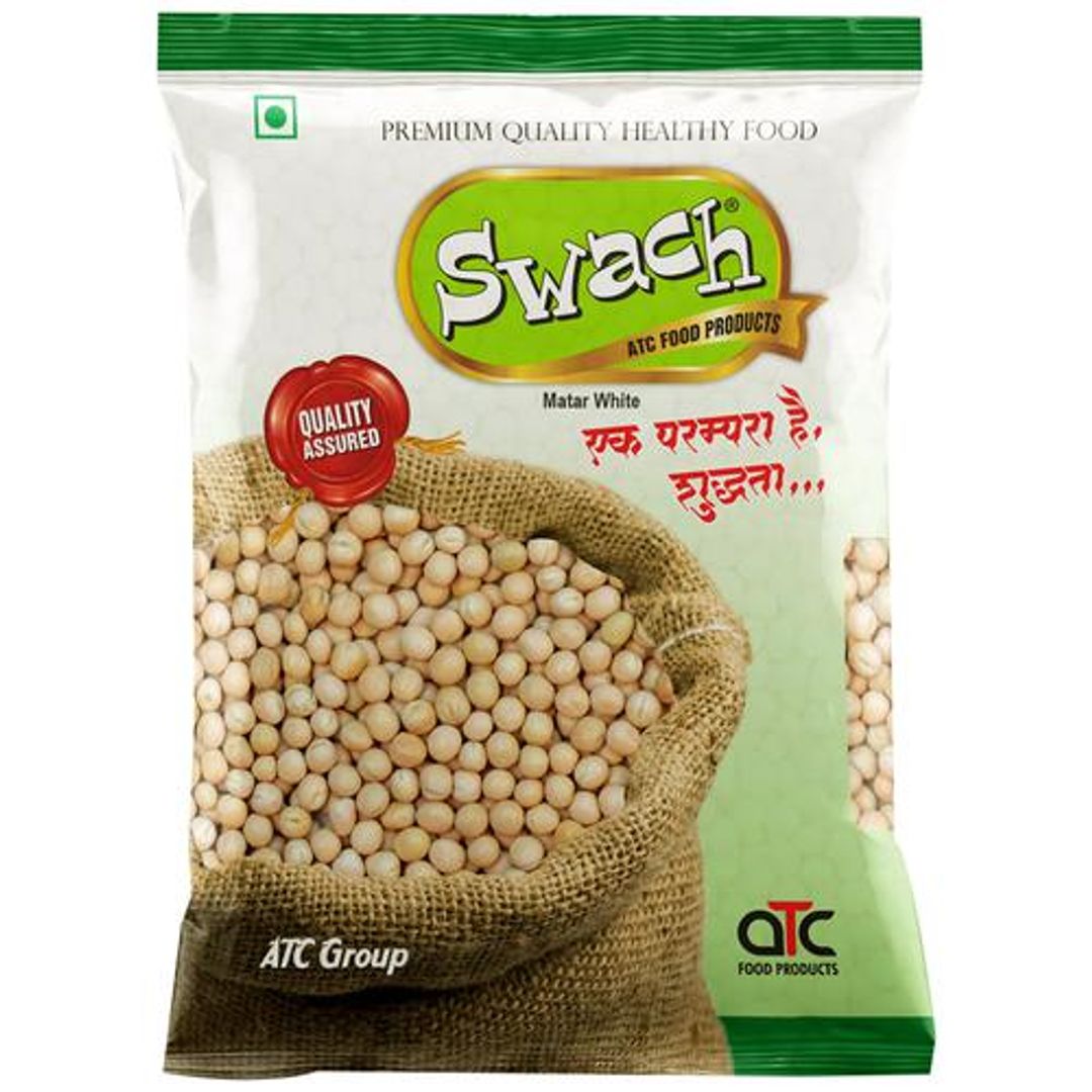 Swach Matar - White, Rich In Vitamins, Protein, Boosts Overall Health