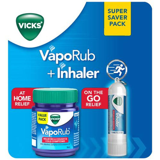 VapoRub + Inhaler - For Cold & Cough