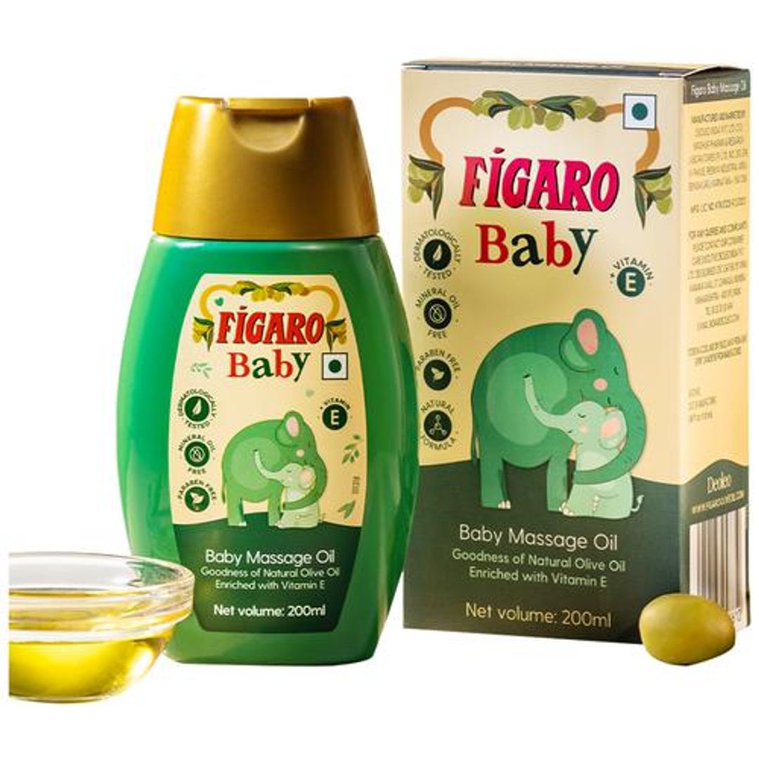 Massage Oil - Goodness Of Olive Oil & Vitamin E, Herbal, No Parabens