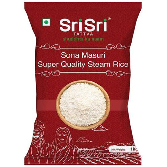 Sona Masuri Super Quality Steam Rice - Light Weight, Easy To Digest