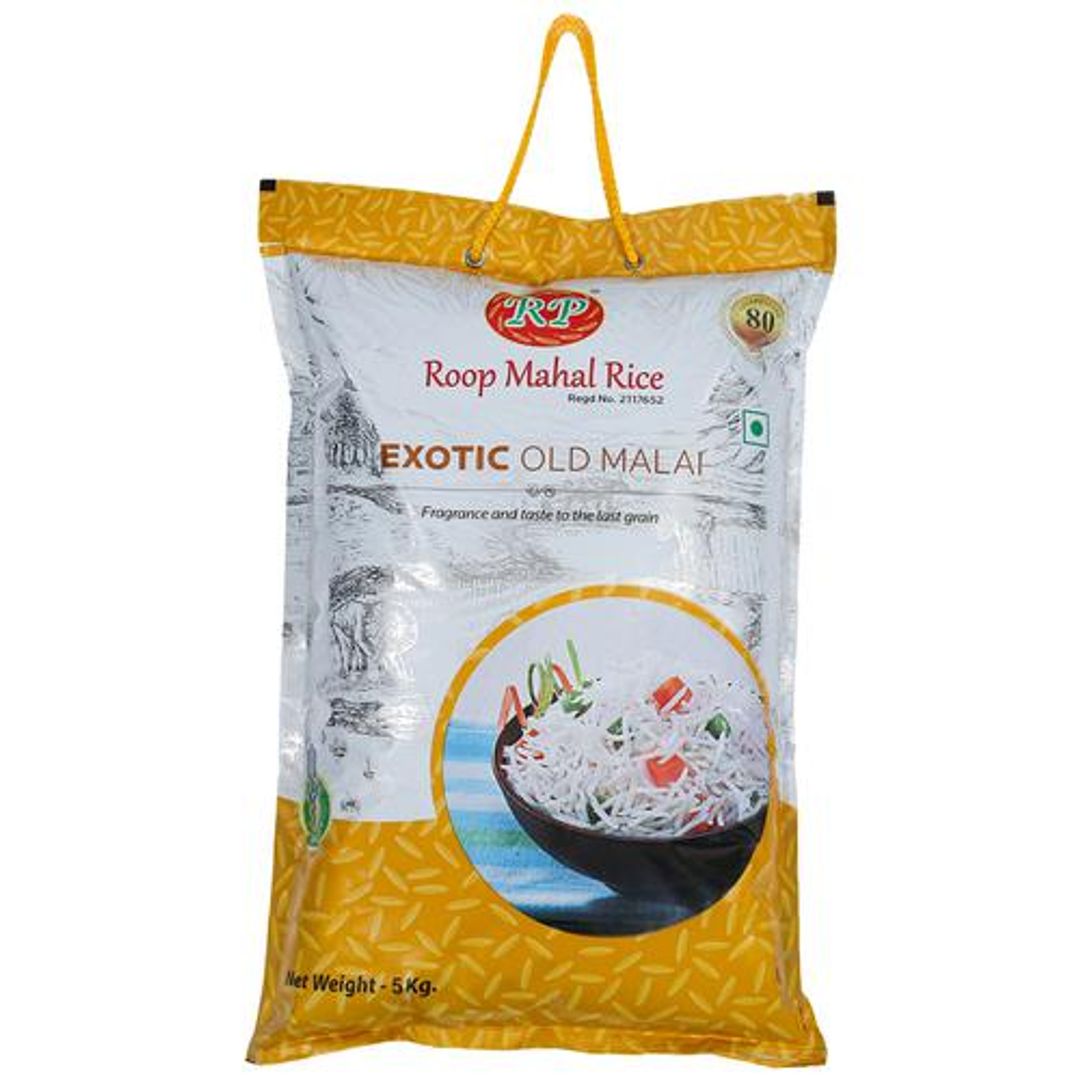 Exotic Old Malai Basmati Rice - High In Nutrition, Grain Length, Fragrant