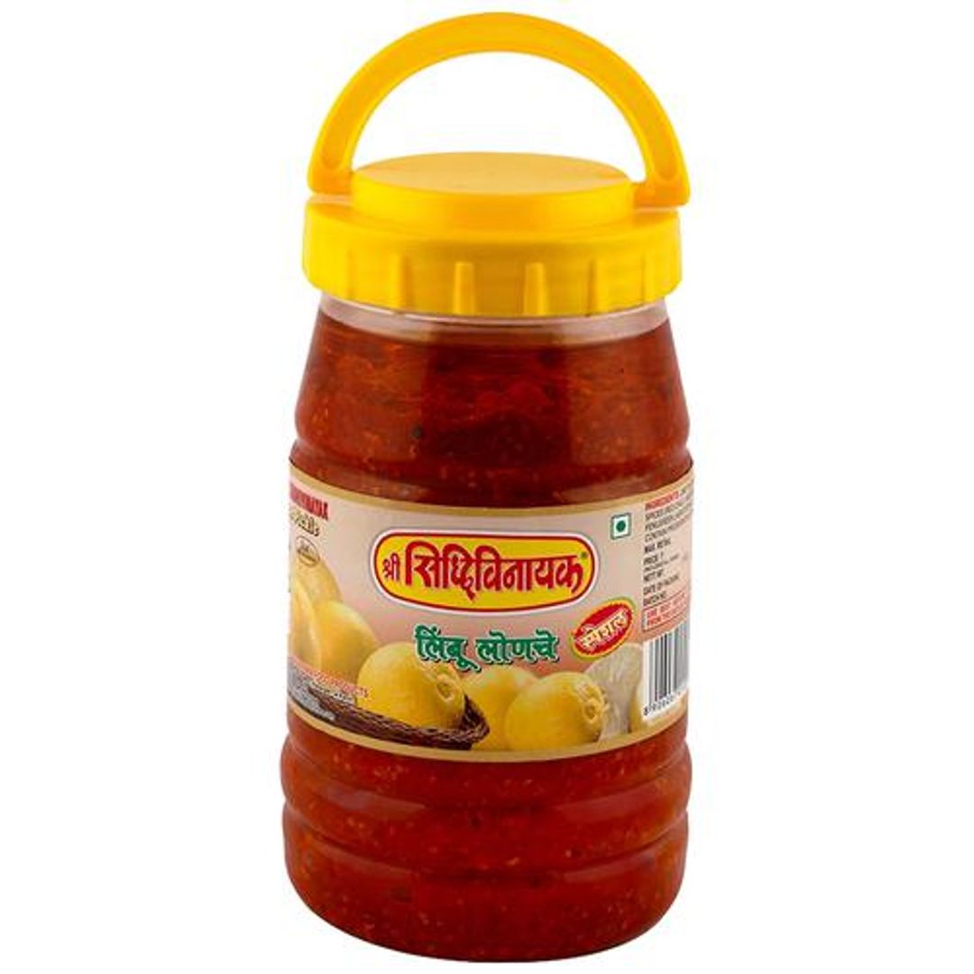 Lemon Pickle - Traditional-style, Sour, Spicy, Rich In Taste