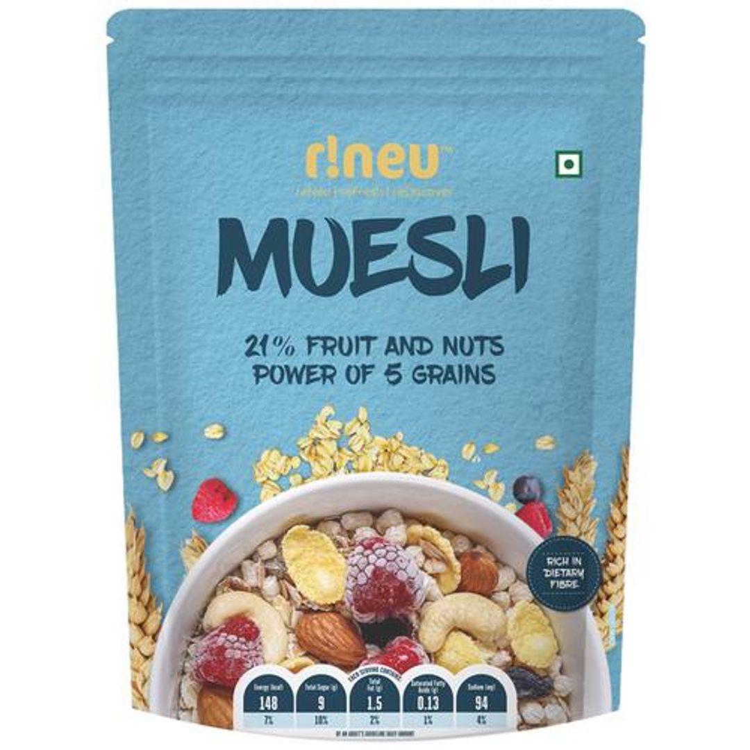 Muesli Fruits & Nuts Breakfast Cereals - Rich In Dietary Fibre