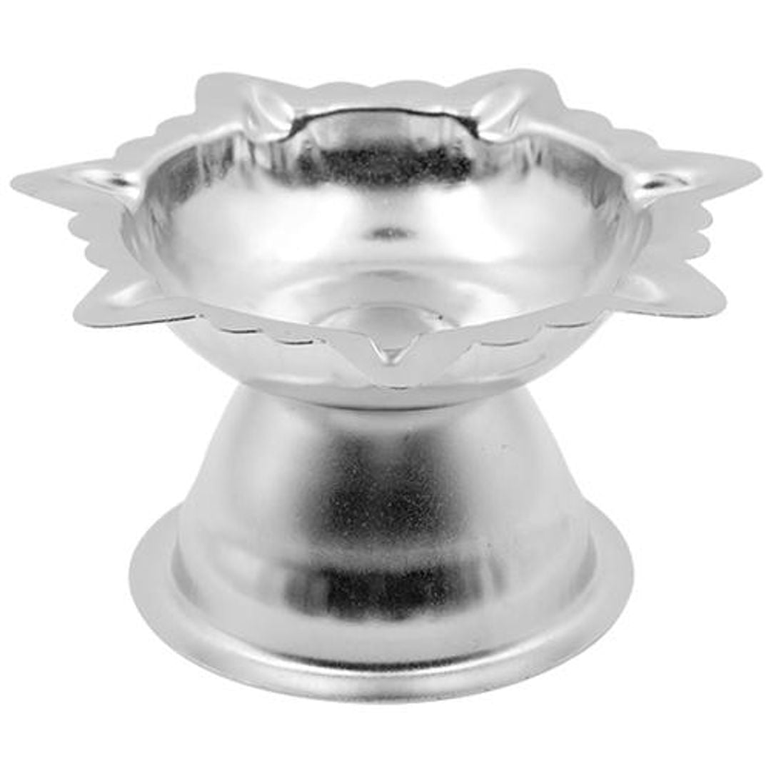 Nitya Steel Niraanjan Diya No-12 - Puja Essential, Durable