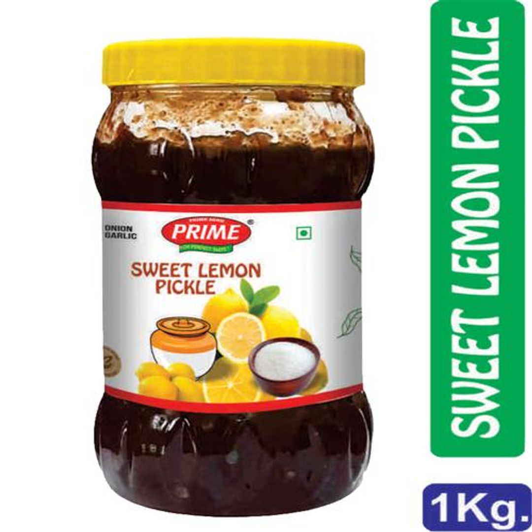 Sweet Lemon Pickle - No Onion, No Garlic, Authentic Taste, Flavour