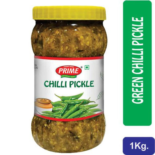 Green Chilli Pickle - No Onion, No Garlic, Authentic Taste, Flavour