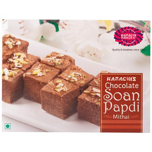 Chocolate Soan Papdi Mithai - Authentic, Rich, Traditional Sweet