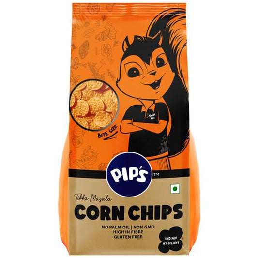 Corn Chips - Tkkka Masala, High In Fibre, Gluten Free, Non Gmo, No Palm Oil