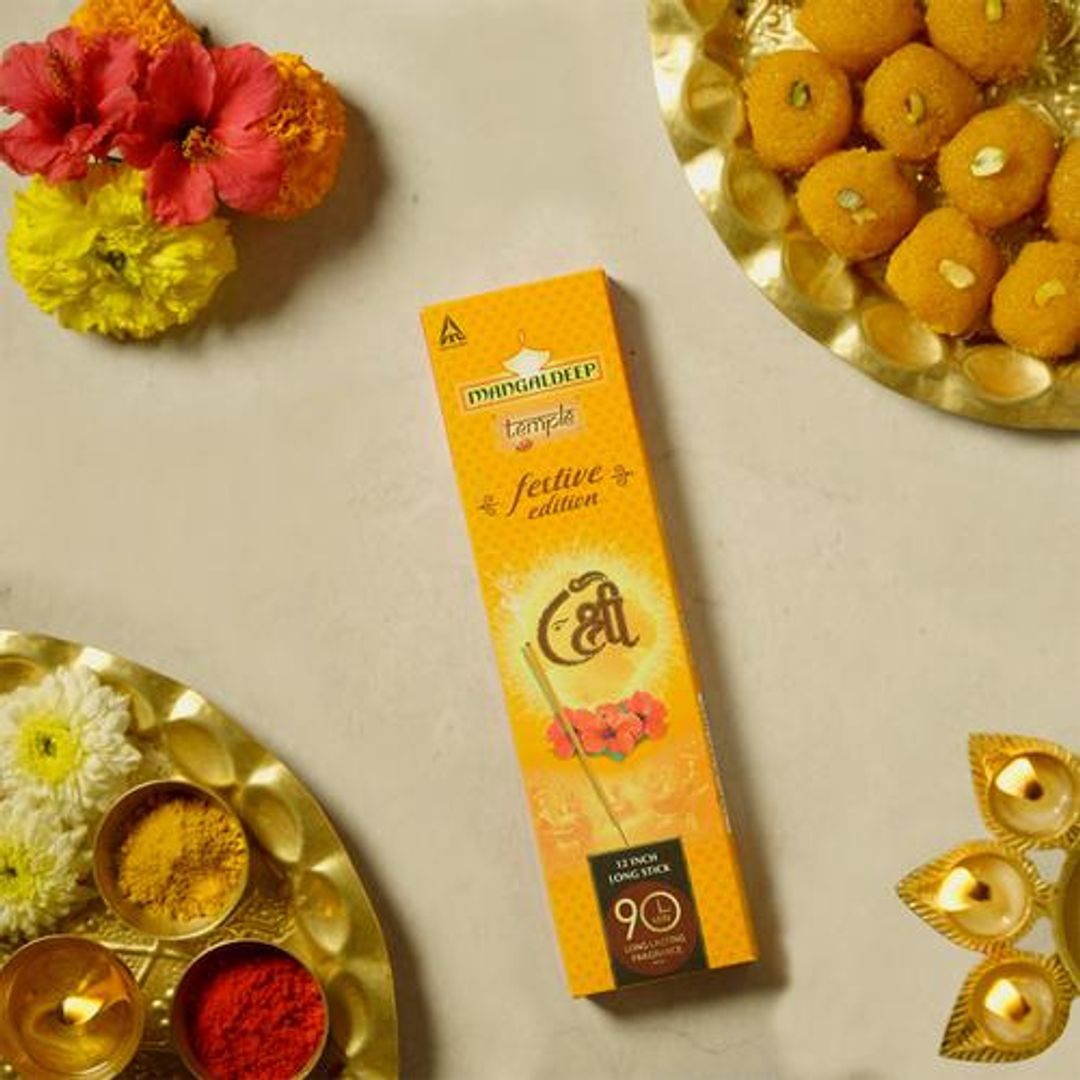 Festive Edition - Flora Agarbatti, 90 Minutes Long Lasting Fragrance