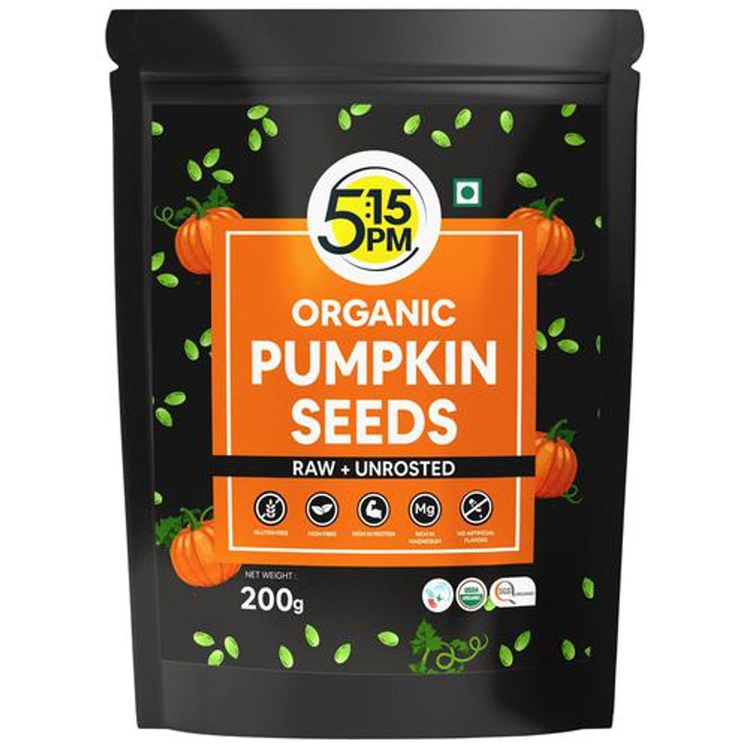 Organic Pumpkin Seeds - Raw For Eating, Immunity Booster, Pure, Natural & Unroasted Seeds