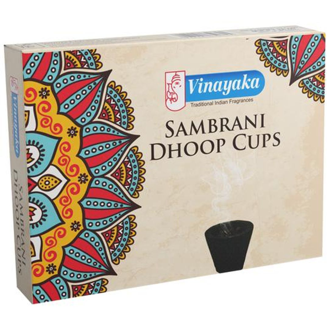 Sambrani Dhoop Cups - Soothing & Long-Lasting Aroma