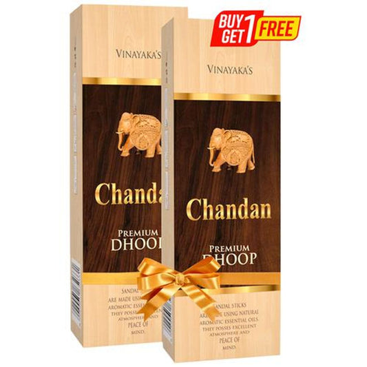 Chandan Premium Dhoop Sandal Sticks With Natural Aromatic Essential Oils