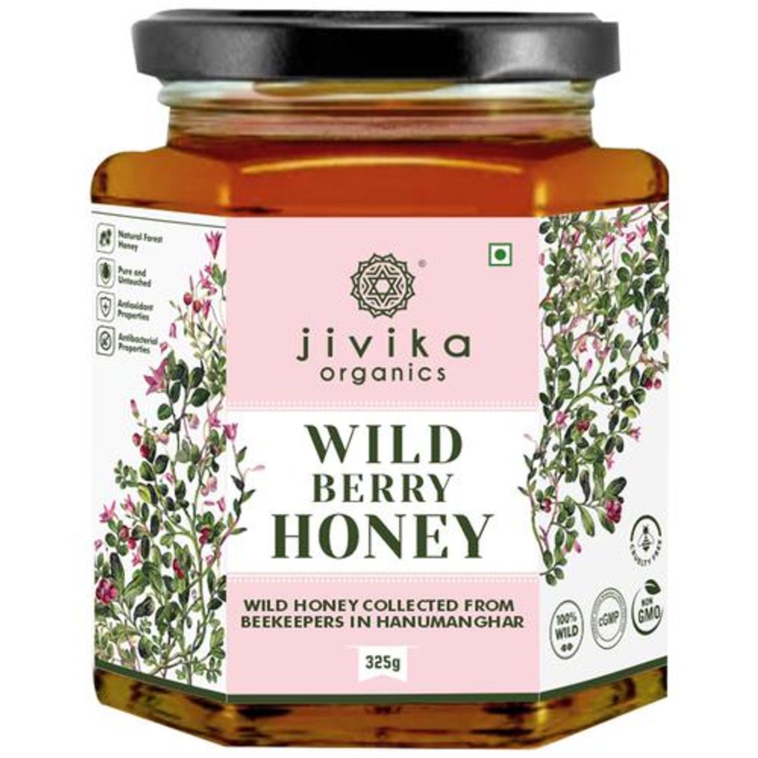 Organic Wild Berry Honey - 100% Wild, Pure & Untouched, Non-GMO