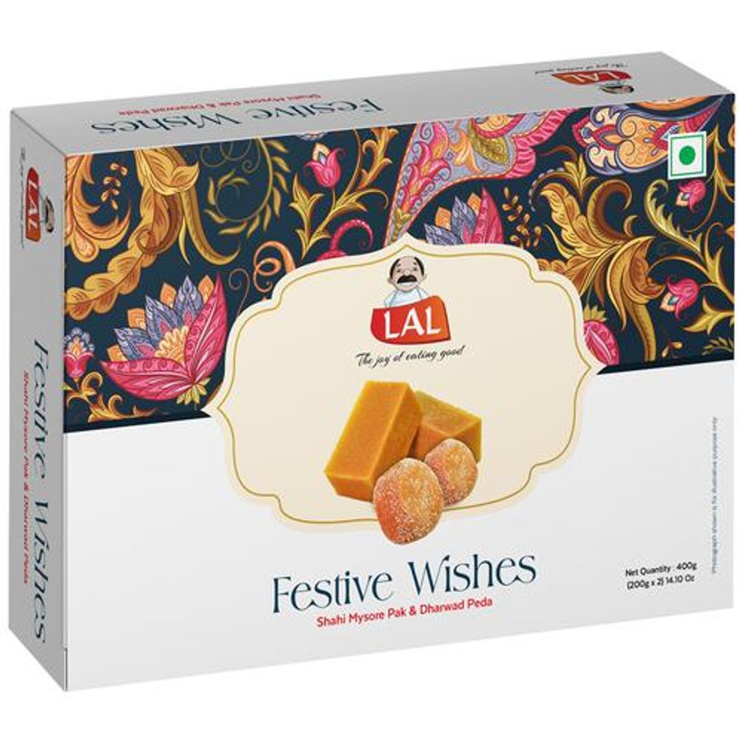 Festive Wishes - Shahi Mysore Pak & Dharwad Peda