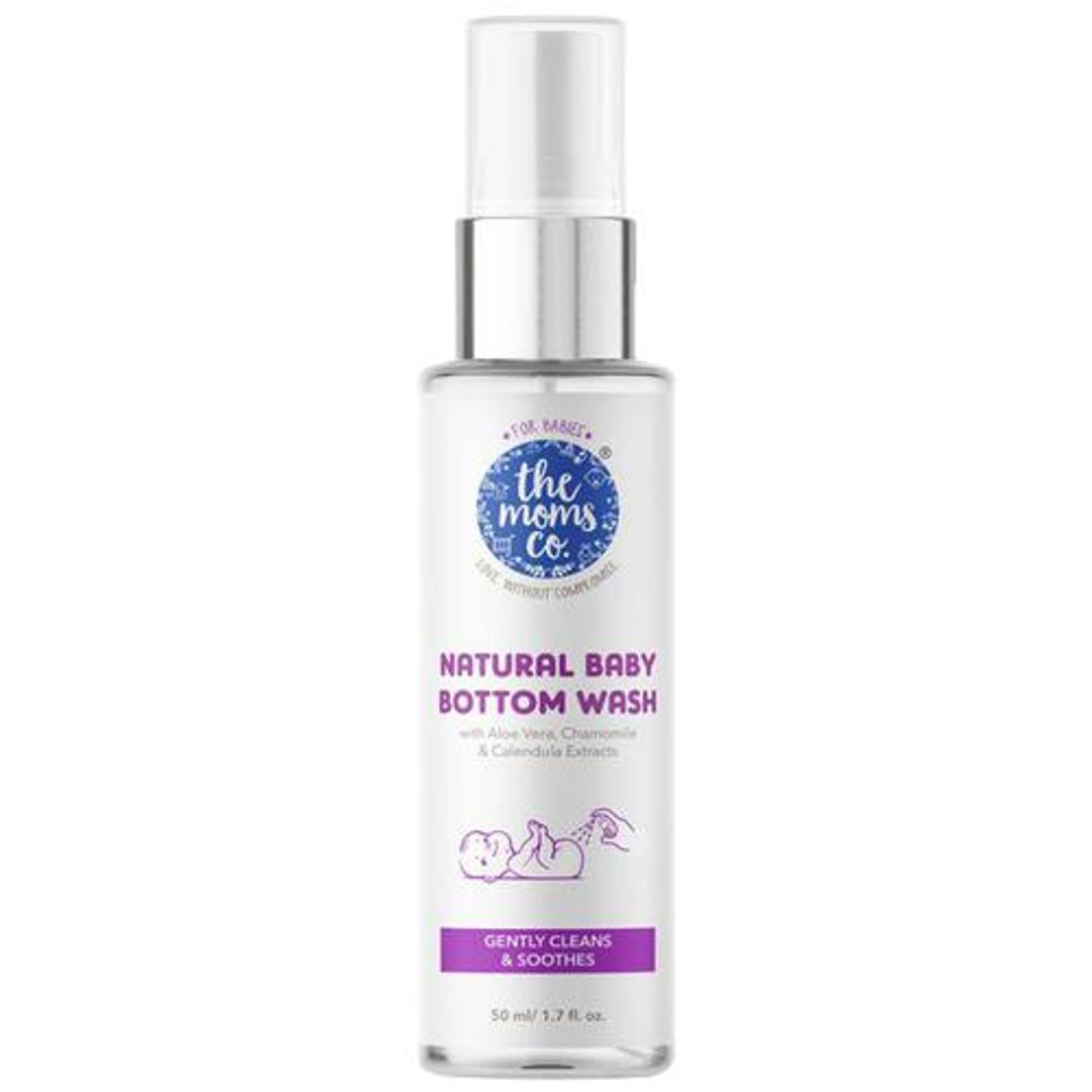 Natural Baby Bottom Wash - Aloe Vera & Calendula, Cleanses & Soothes Skin