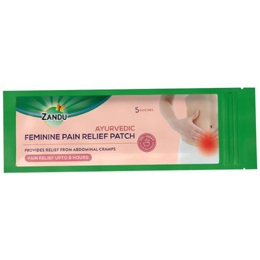 Feminine Pain Relief Patch - Ayurvedic, For Abdominal Cramps, Lasts Up To 8 Hours