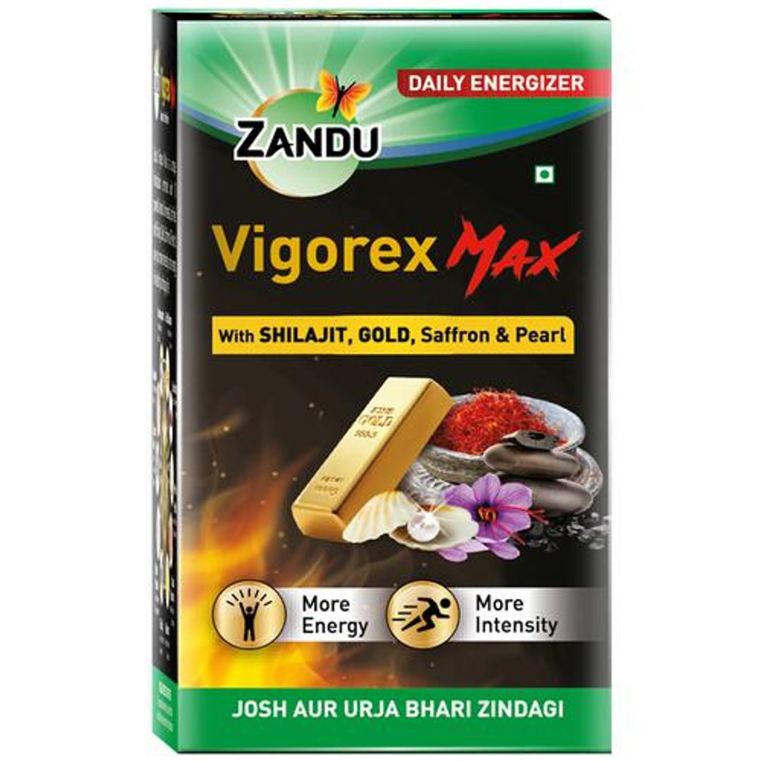 Vigorex Max Capsules - Ayurvedic, Daily Energizer