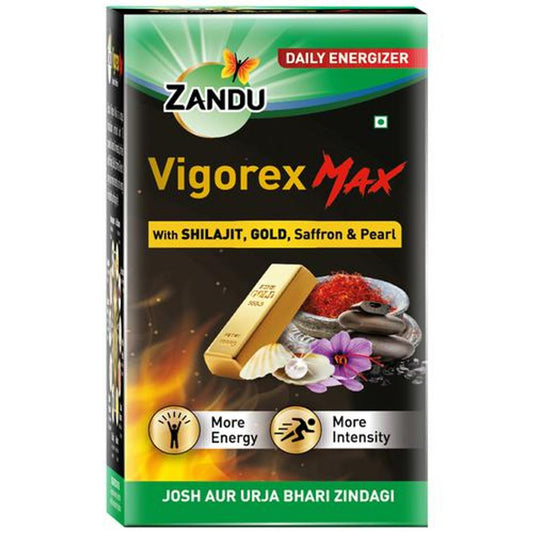 Vigorex Max Capsules - Ayurvedic, Daily Energizer